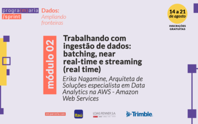 Trabalhando com ingestão de dados: batching, near real-time e streaming (real time)