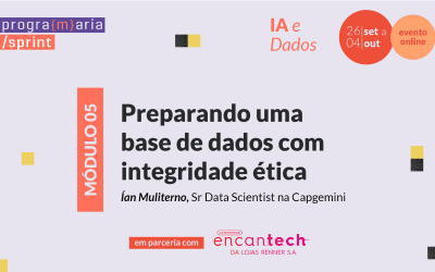 Preparando uma base de dados com integridade ética